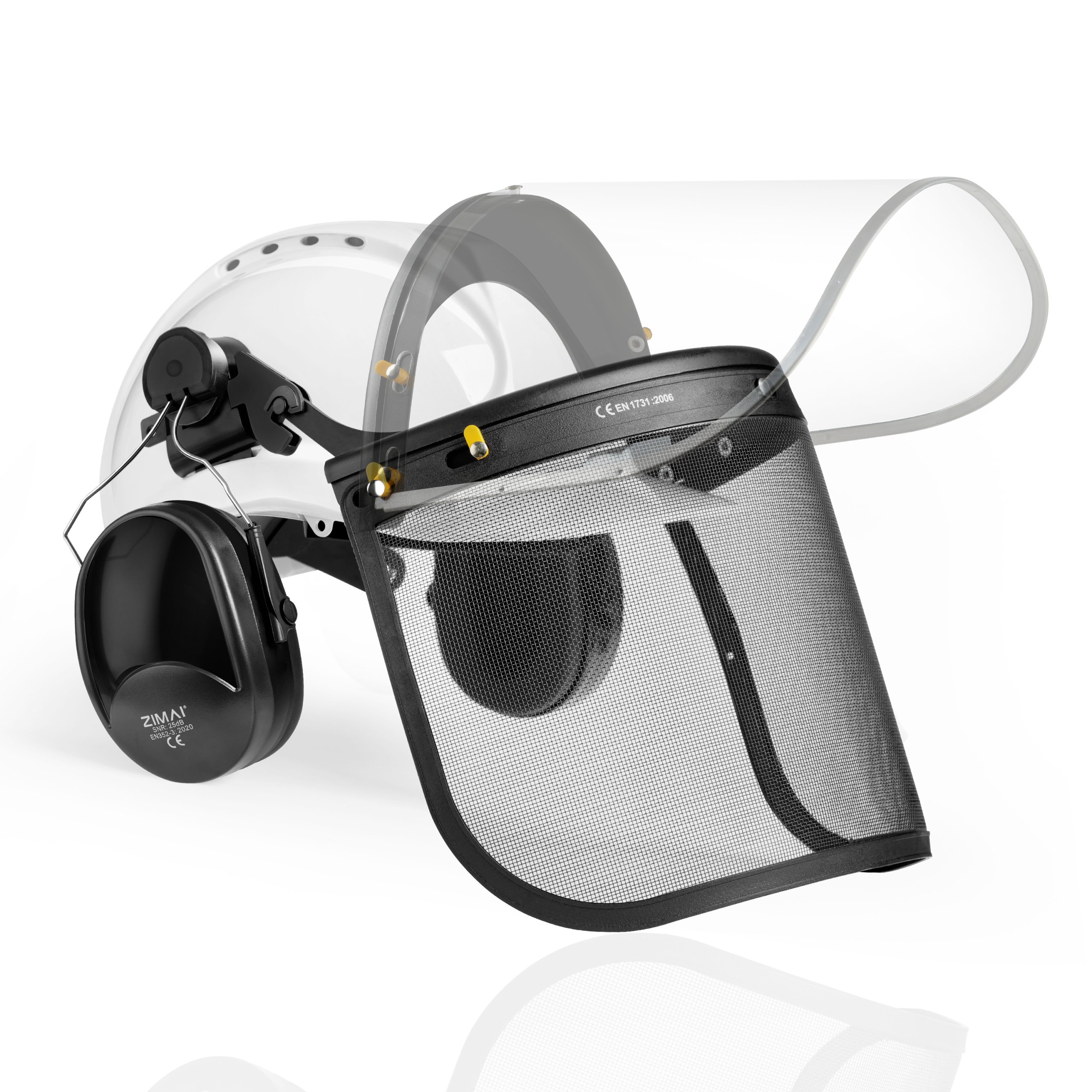 4-in-1 Safety Helmet Set